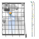 UNGER Kij teleskopowy nLite CARBON 24K 8,60 m / 1,70 m  - 2
